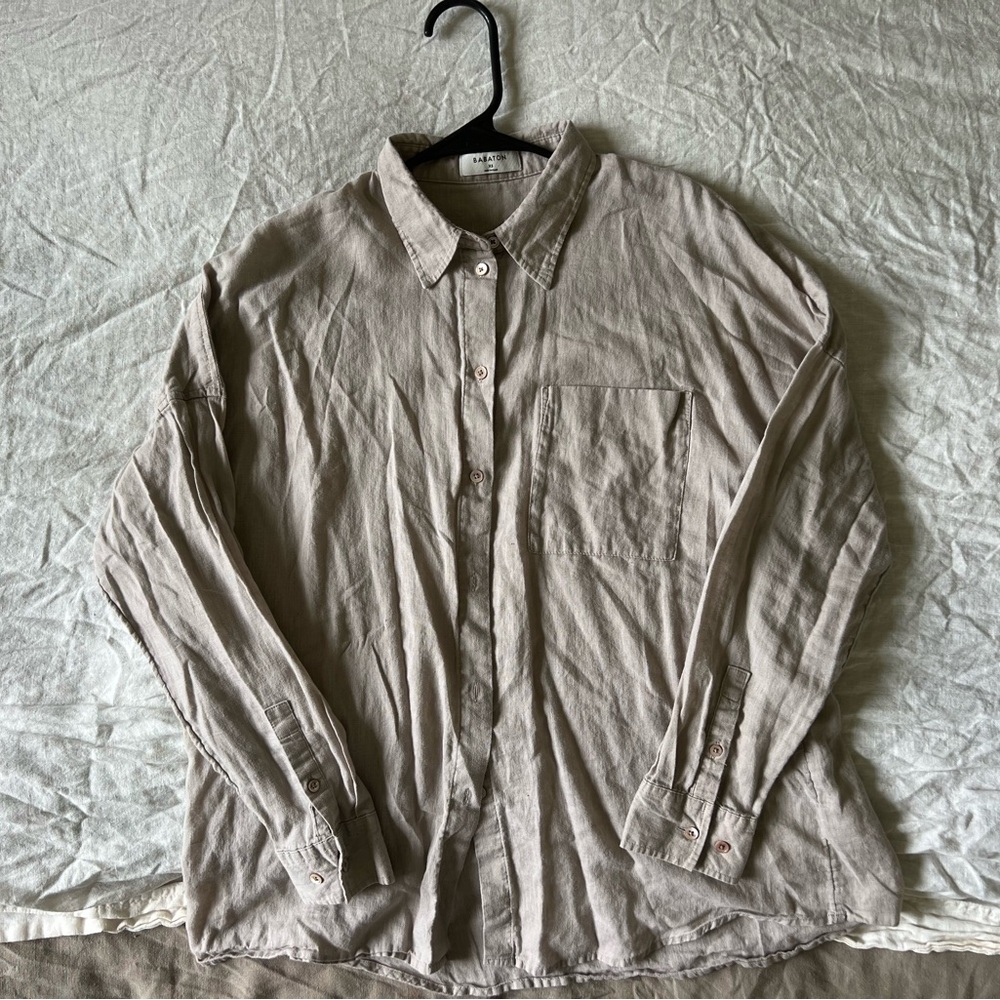 Babaton Linen/Cotton blend button up
